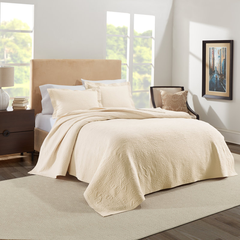 Ophelia & Co. Hoffmann European Matelasse Coverlet Set & Reviews Wayfair